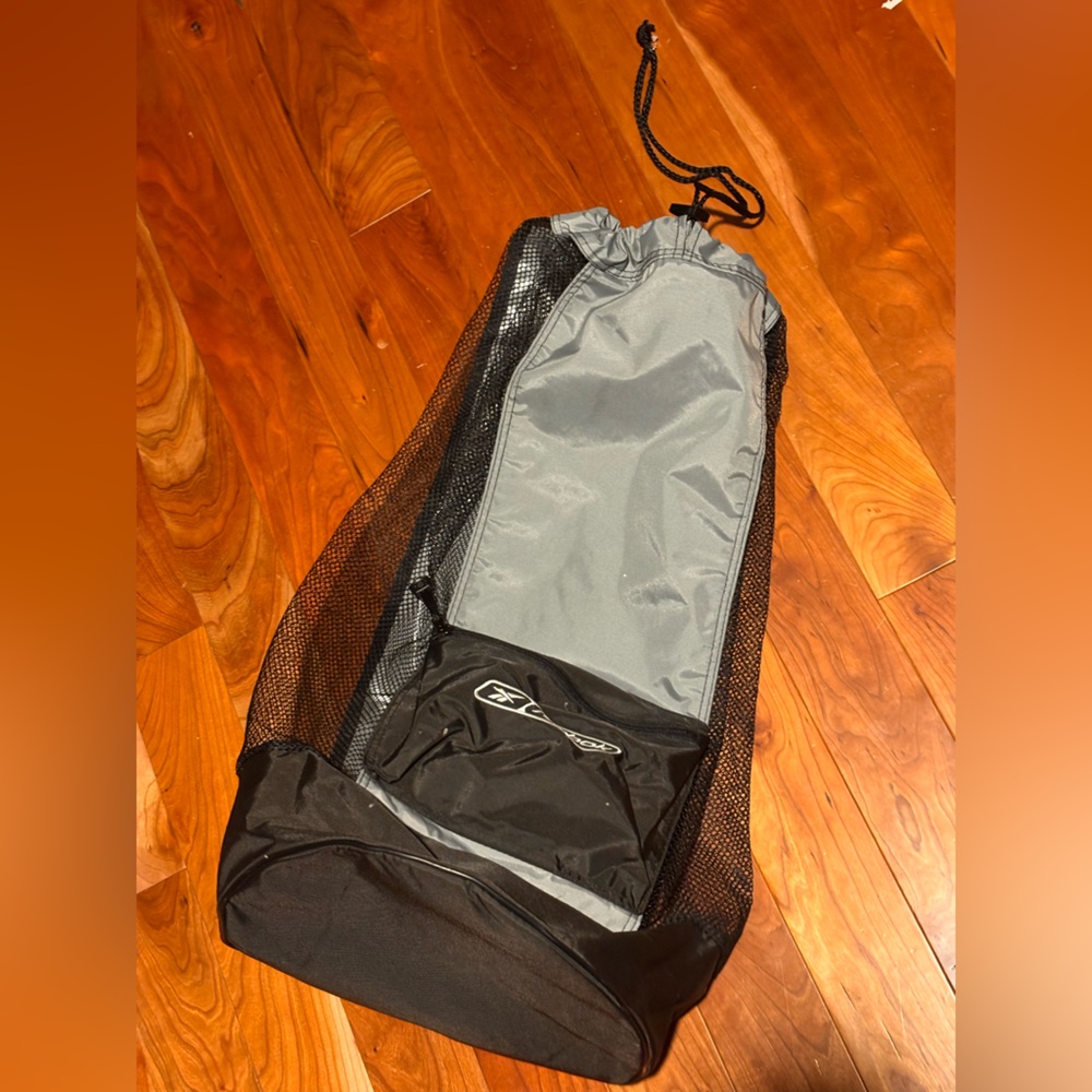 Reebok Yoga Bag And Strap Gray, Black, Mesh, Drawstring